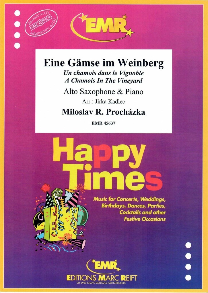 Eine Gämse im Weinberg